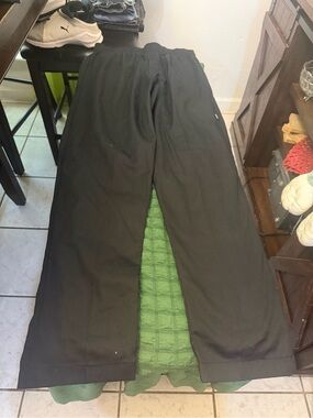 Women's Black Wide-Leg Pull-On Pants